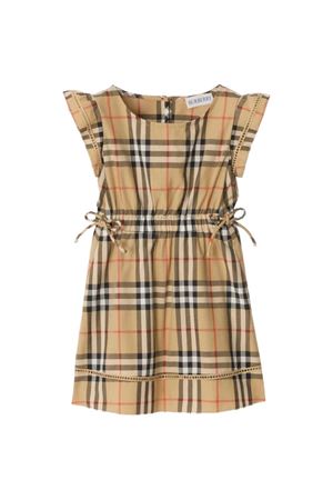Abiti beige con motivo Vintage Check all-over BURBERRY KIDS | 8121301B9368